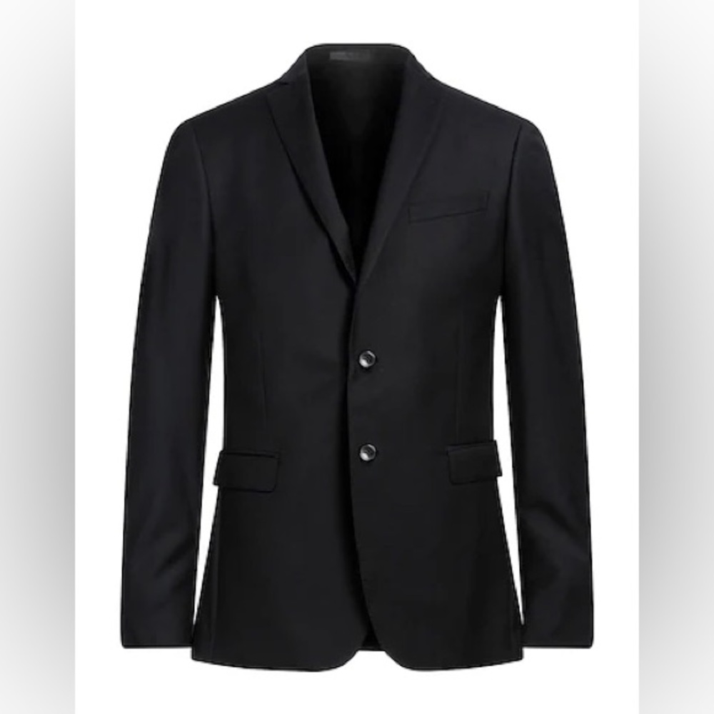 Pal Zileri mens lab Elegant single breasted Black Blazer 46